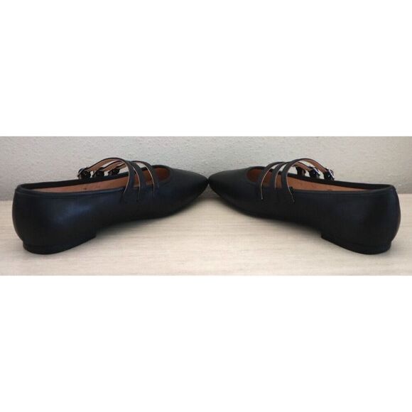 Matisse 83512921 Women's Sz 7M Black Leather Nova Slip-On Ballet Flats - Picture 9 of 10